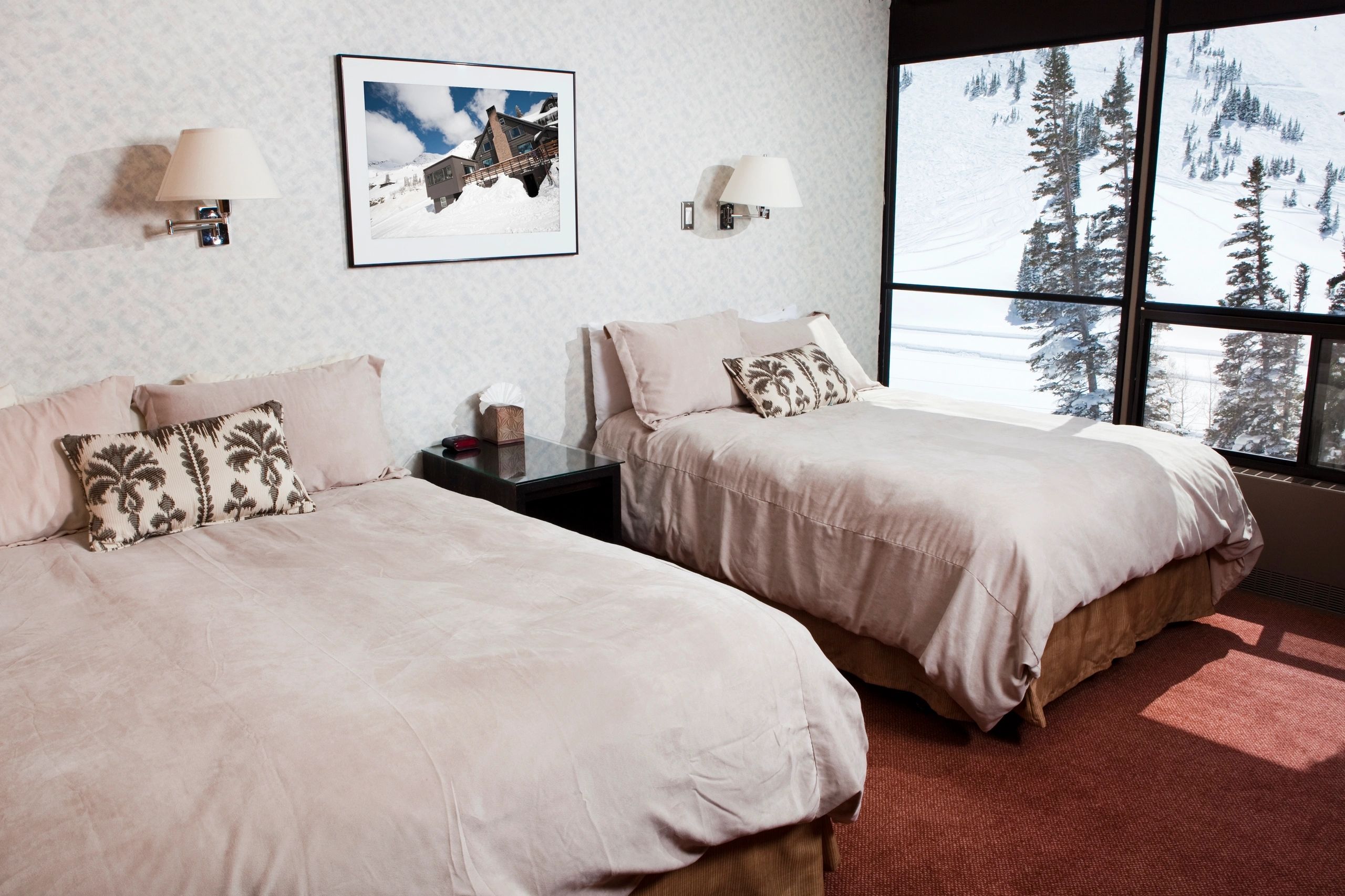 hotel room mountain view