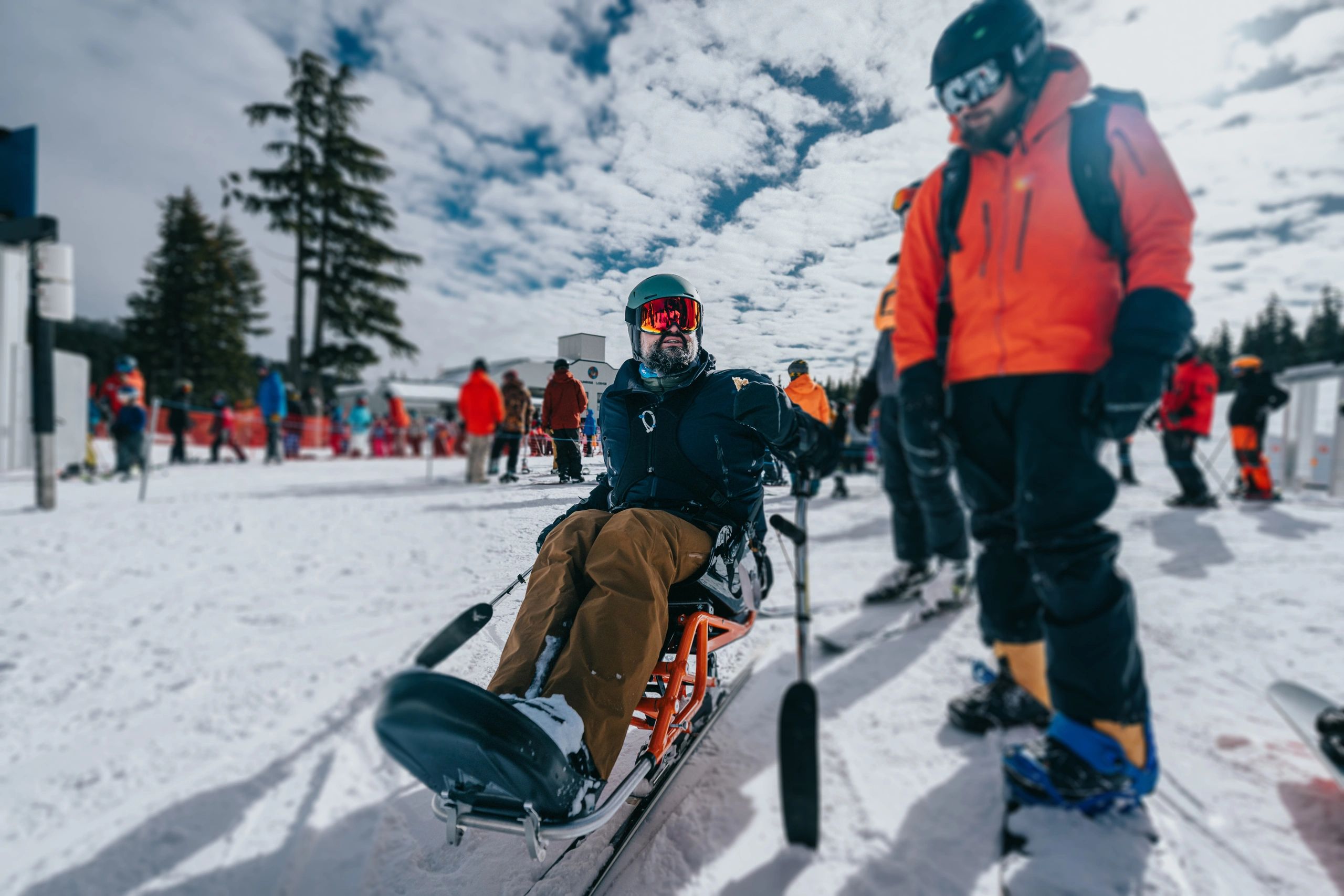 adaptive skiing Sky Tavern philanthropy