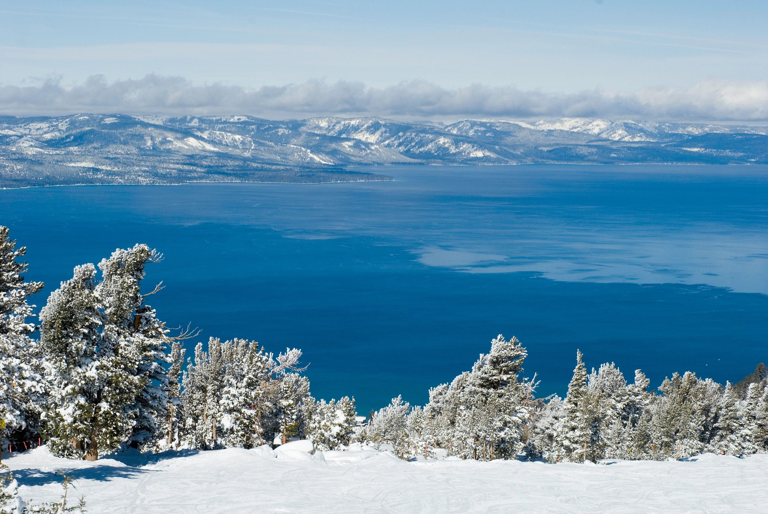 Lake Tahoe winter activities snowboarding skiing